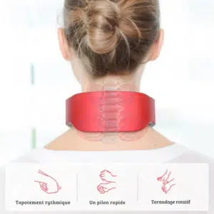 Masseur cervical EMS intelligent avec 6 modes et 9 intensités