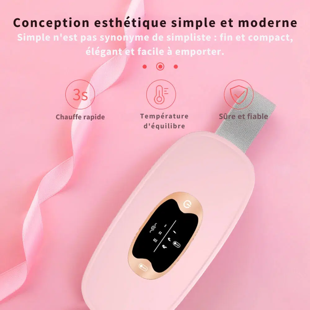 ComfortFlow™ Pro - Ceinture Chauffante Intelligente pour le Bien-être Féminin