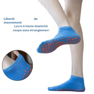 Stable body shape Freedom of movement ThermoGrip Zen™ - Chaussettes Thérapeutiques Antidérapantes